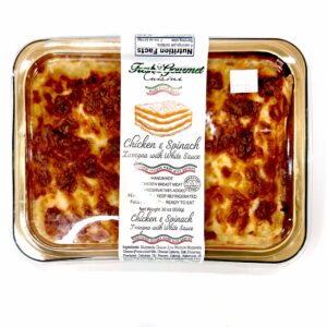 Retail Lasagna Chicken and Spinach Item #20-506