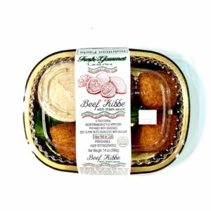 Retail Beef Kibbe w/ Tahini Sauce (Grab n' Go) Item # 30-102