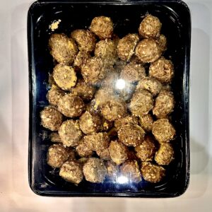 Bulk Grass-Fed Meatball 2x5lbs Trays 130pcs Items #71100